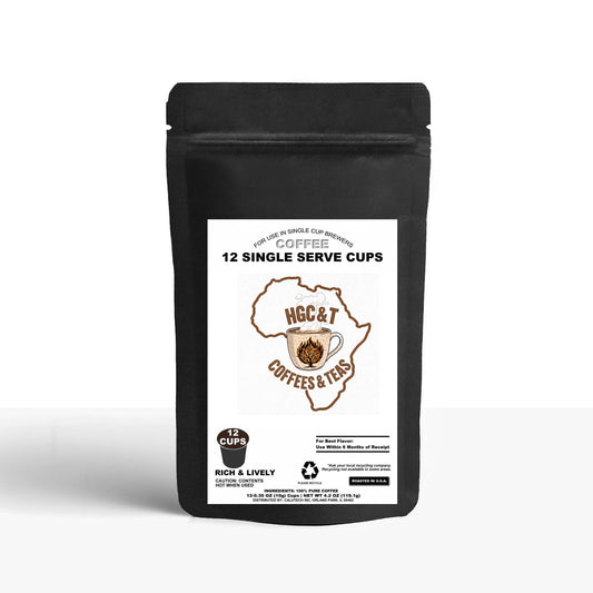 12 Pack Single Serve Coffee Capsules from HGC&T Coffees & Teas